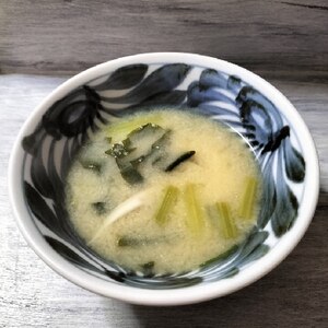 小松菜&玉葱の味噌汁
